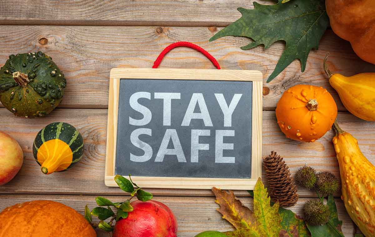 Thanksgiving Emergencies (stay safe sign)